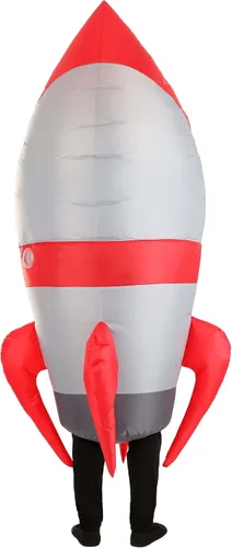 Vista 5 de Disfraz inflable de cohete para adultos