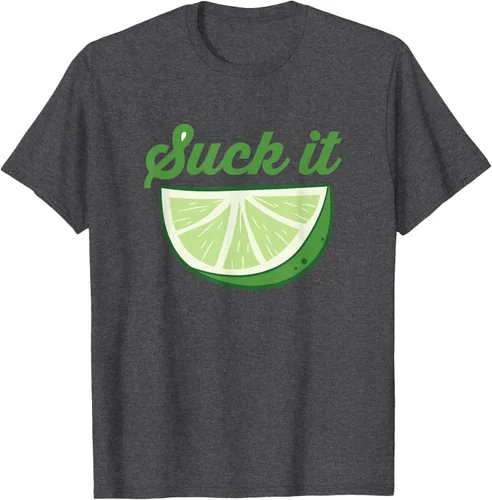 Vista 37 de Funny Lime Suck It Cinco De Mayo Citrus Sour Lime Camiseta, Blanco, S
