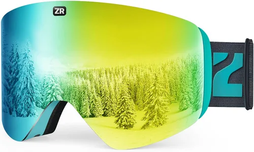 Vista 8 de ZIONOR X11 Ski Goggles Magnetic Cylindrical Snowboard Snow Goggles for Men Women