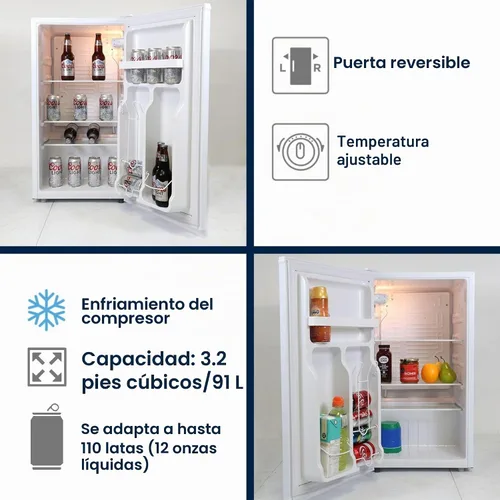 Vista 4 de Koolatron Coors Light Rocky Mountain - Refrigerador compacto con abridor