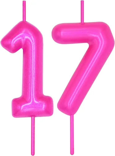 Vista 89 de DERVENTA Vela con números de 2.36 pulgadas, decoración perfecta para cumpleaños, brunch, postre, pastel, 1 pieza (número 0 rosa)