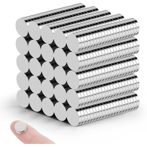 Vista 12 de DIYMAG Imanes pequeños para refrigerador, 200 imanes redondos de tierras