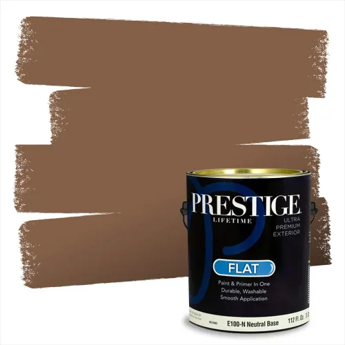 Vista 10 de Pintura 2 en 1, para primera mano y para exterior, de Prestige Paints, E100-N-1120BM