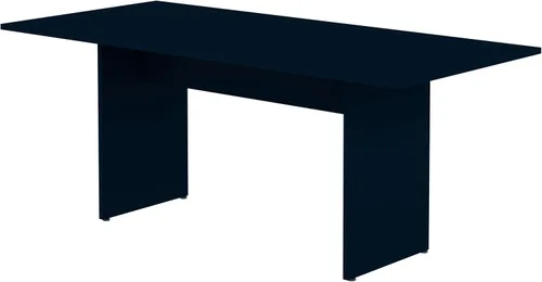 Vista 20 de Manhattan Comfort Nomad - Juego de comedor de 3 piezas para 6 personas con mesa de cocina moderna y 2 bancos, muebles de granja con acabado de grano