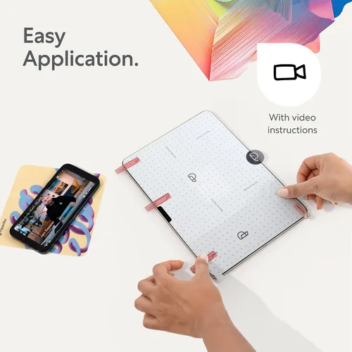 Vista 6 de Paperlike 2.1 (2 piezas) para iPad Mini 8.3" (2021/24) - Protector de pantalla transparente para tomar notas y dibujar como en papel