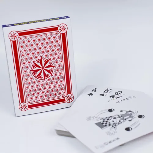 Vista 7 de SUUJI Juego de cartas de juego grandes, mazo gigante, de 5 x 7 pulgadas, juego de cartas de juego súper grande, puente, cartas de juego de póquer