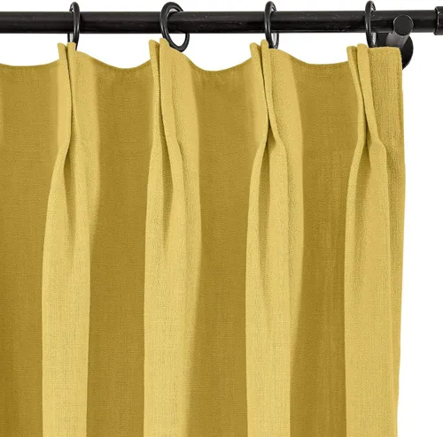 Vista 188 de Frelement Cortinas plisadas de lino de algodón de 100 pulgadas de ancho y 102 pulgadas de largo, cortinas con reducción de ruido para sala