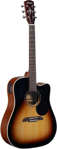 Vista 3 de Alvarez Regent RD26CESB Dreadnought - Guitarra acústica y eléctrica Sunburst/Gloss