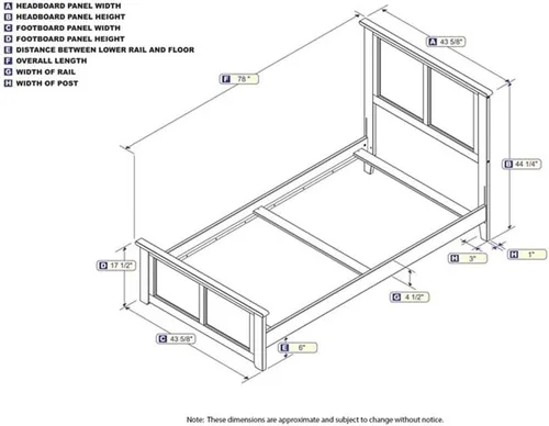Vista 3 de Cama con plataforma de doble panel en color blanco