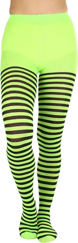Vista 10 de ToBeInStyle Medias de rayas horizontales de nailon para mujer