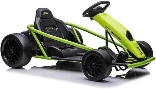 Vista 53 de Go Kart alimentado por batería de 24 V para niños de 8 a 15 años Azul