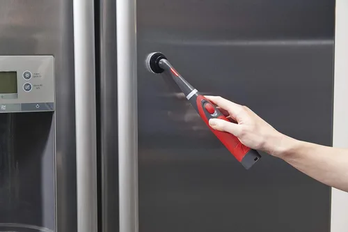 Vista 6 de Rubbermaid Reveal Power Scrubber - Cabezal Conectable de Cerdas Suaves y Velcro con 6 Almohadillas de Microfibra para Cepillo Eléctrico Inalámbrico