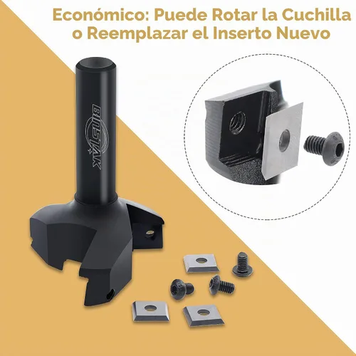 Vista 7 de Insertos de carburo de esquinas cuadradas K1215-0.472 in 4 bordes
