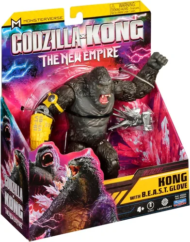 Vista 4 de Godzilla x Kong - Guante Kong de 6 pulgadas con B.E.A.S.T. de Playmates Toys