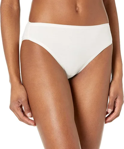 Vista 2 de Tienda Essentials Ropa interior de algodón y de pierna alta, para mujer, disponible en talla extragrande, paquete múltiple