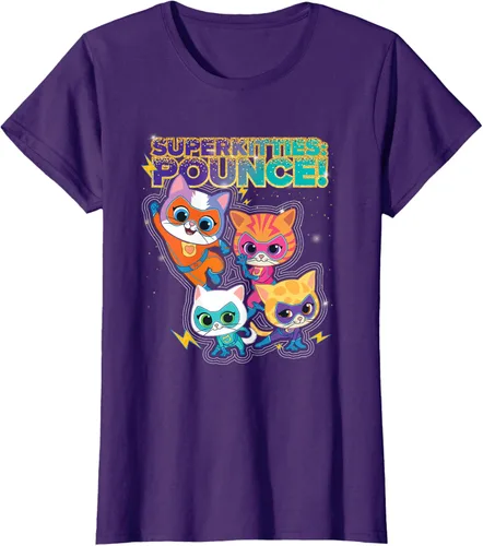 Vista 10 de Disney Junior SuperKitties Pounce! Camiseta de equipo completo, talla S