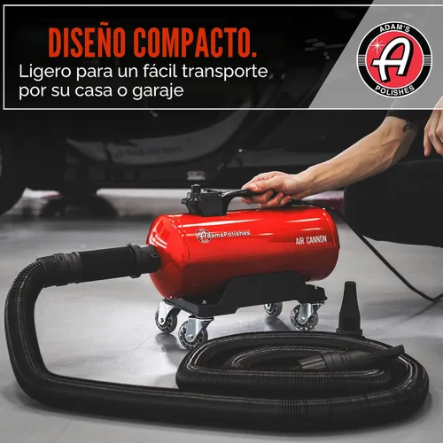 Vista 6 de Adam's Polishes Air Cannon Secador Soplador para Automóvil - Potente Detallado Secadores Filtrados, Sopladores y Cuchillas Más Seguros que Toalla