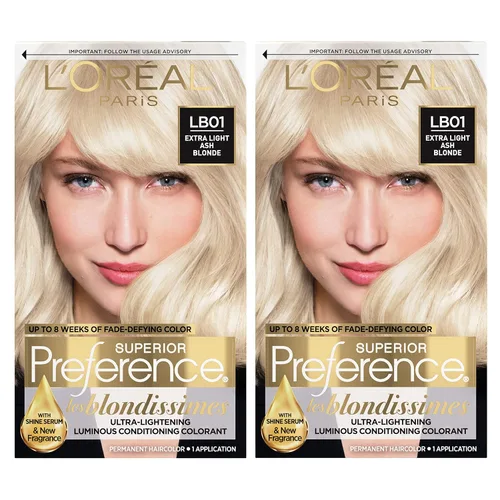 Vista 58 de L'Oreal Paris Superior Preference - Tinte permanente luminoso que desafía la decoloración para el cabello, tinte para el cabello hasta 9 semanas