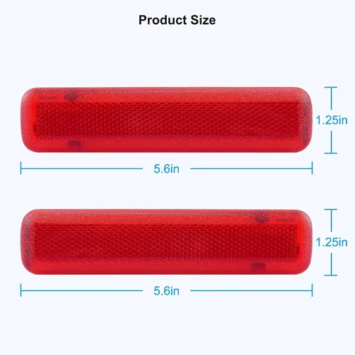 Vista 6 de Reflector de panel de puerta interior 15183155 15183156 apto para Cadillac Escalade Avalanche Silverado Suburban GMC Sierra Yukon 2003-2007, panel