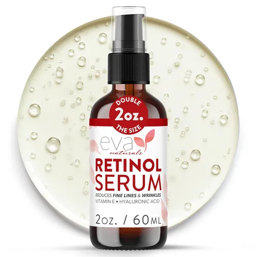 Vista 10 de Set de Suero Antienvejecimiento Eva Naturals – Sueros de Vitamina C, Retinol y Ácido Hialurónico para el Rostro, Paquete Hidratante para la Piel