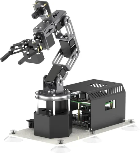 Vista 12 de Yahboom 6DOF Robotic Arm for RaspberryPi 5 ROS2 AI Vision Ver Without Pi5