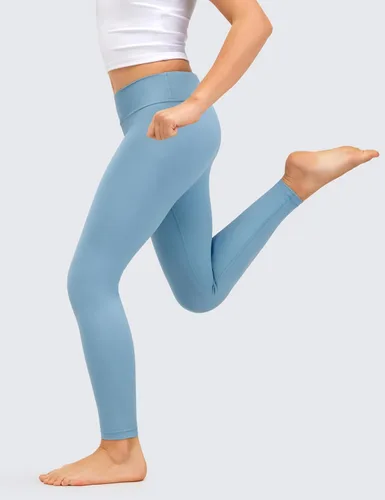 Vista 4 de CRZ YOGA Butterluxe - Leggings deportivos de longitud completa para niñas, pantalones de cintura alta para niños, pantalones de descanso para niñas