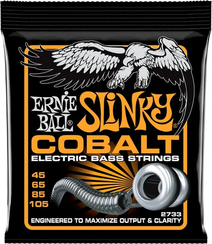 Vista 3 de Ernie Ball Slinky Cobalt - Cuerdas para bajo eléctrico de 6 cuerdas, calibre 32-130 6-String (32-130)