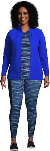 Vista 4 de Lands End Chaqueta de forro polar con cremallera completa para mujer