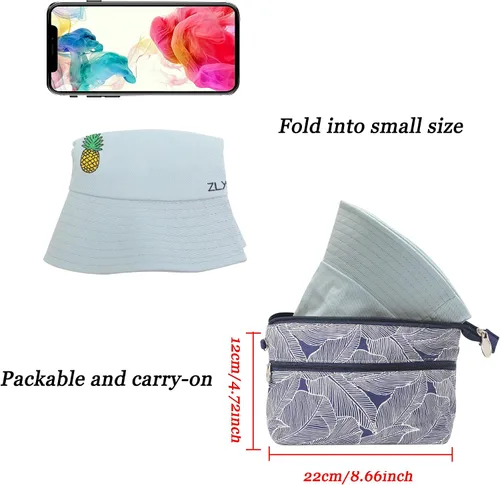 Vista 7 de ZLYC Gorra de pescador bordada de moda unisex para hombres y mujeres