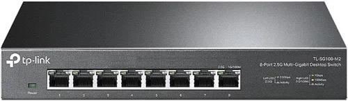 Vista 10 de TP-Link TL-SG105-M2 - Interruptor de red no administrado Multi-Gigabit de 5 puertos, divisor Ethernet, ancho de banda de 2.5G, plug & play