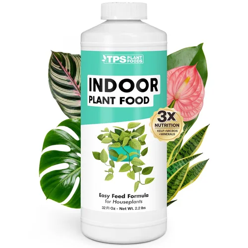 Vista 8 de Abono para Plantas de Interior - Fertilizante Líquido para Plantas de Interior y Plantas de Maceta, por TPS Plant Foods, 8 oz (250 mL)