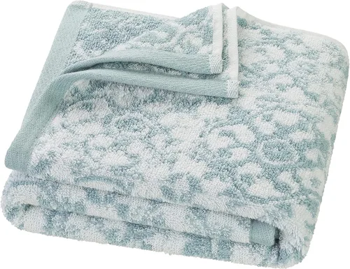 Vista 5 de Jessica Simpson Juego de 4 toallas de baño Aziza Decoración de baño premium Incluye 2 toallas de mano y 2 toallas de ducha 100% algodón