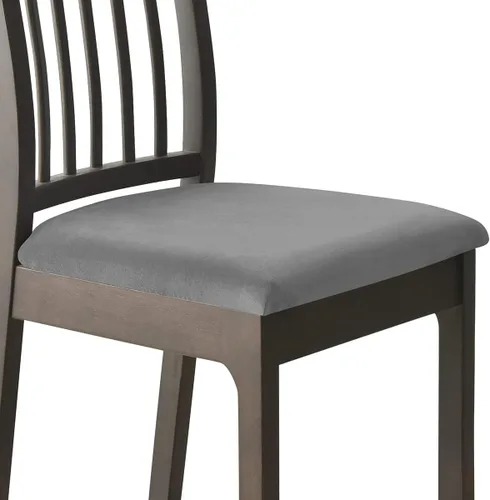 Vista 15 de Fundas de asiento de terciopelo para silla, fundas de asiento suaves y elásticas para comedor y cocina, protector de asiento de silla extraíble