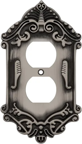 Vista 45 de Nostalgic Placa de cubierta de interruptor de luz victoriana de almacén