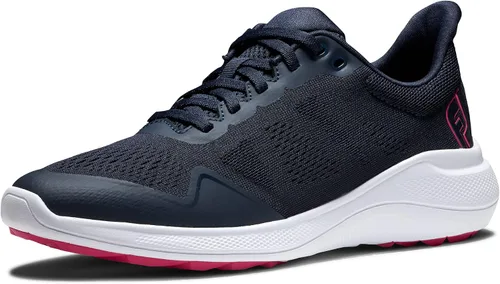 Vista 7 de FootJoy FJ Flex - Zapatos de golf para mujer, estilo de temporada anterior Gris/Blanco/Lavanda