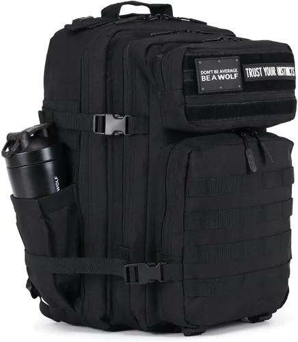Vista 2 de WOLFpak Mochila 45L, Mochila Alpha Black, Mochila