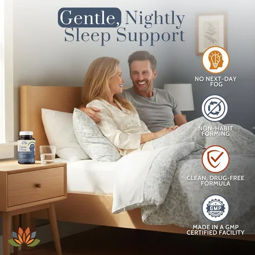Vista 6 de Wellkasa Migra-Well PM - Ayuda para dormir para adultos, bisglicinato de magnesio con apigenina y pasiflora para calma, sueño profundo y apoyo