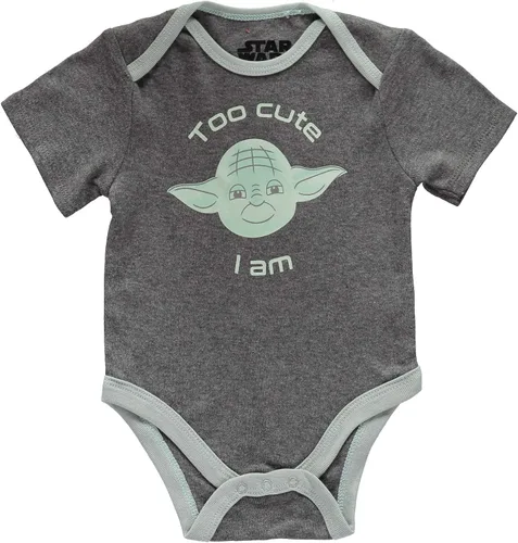 Vista 3 de Enterizo de Star Wars Creeper de Disney para bebés y niños paquete múltiple