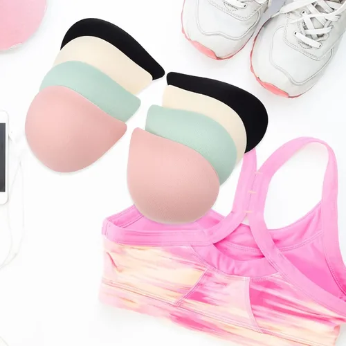 Vista 9 de Abaodam 12 pares de almohadillas de brasier deportivo para mujer, accesorios de ropa, Como se muestra