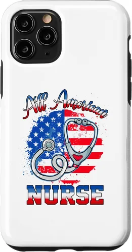 Vista 10 de Funda para iPhone 15 4 de julio con bandera de EE. UU