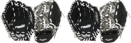 Vista 7 de Rawlings Remix T-Ball & Youth Baseball/Softbol Guante Tallas 9" - 10.5