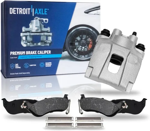 Vista 90 de Detroit Axle - Pastillas de Freno Delantero Izquierdo Reemplazo de Pinza de Disco para Ford Fusion Mazda 6 Lincoln MKZ Mercury Milan 2006-2012