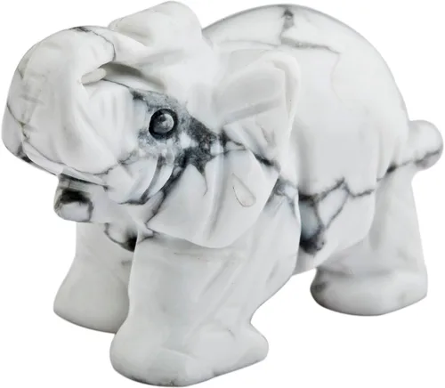 Vista 13 de Mookaitedecor - Figura decorativa de cristal de elefante, 1.5 pulgadas