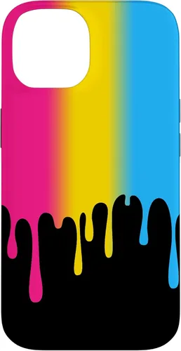 Vista 4 de Pan Pride LGBT+ Colorful Dripping Rainbow Pansexual Case for iPhone 17
