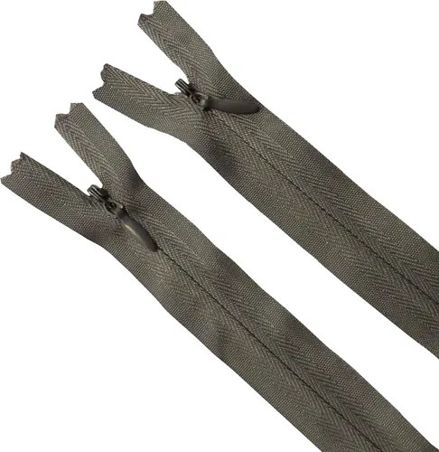 Vista 13 de Seeking ROAM Cremalleras invisibles, bobina de nailon, #3, 2 piezas (negro, 6 pulgadas)