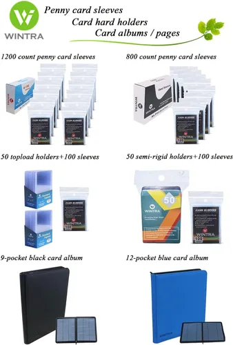 Vista 8 de Páginas superiores de 9 bolsillos de doble cara para tarjetas, 900 bolsillos de carga lateral para tarjetas, hojas protectoras de tarjetas