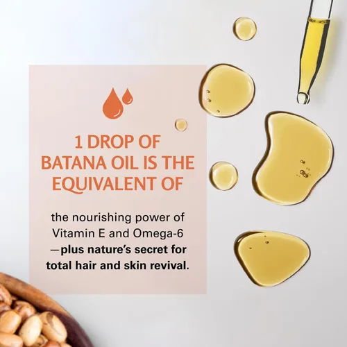Vista 6 de M3 Naturals Aceite de batana vegano Aceite de batana sin refinar para cabello y piel Apoya la producción de piel saludable y colágeno Batana