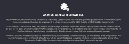 Vista 2 de Oakley Legacy Football Shield - Clear