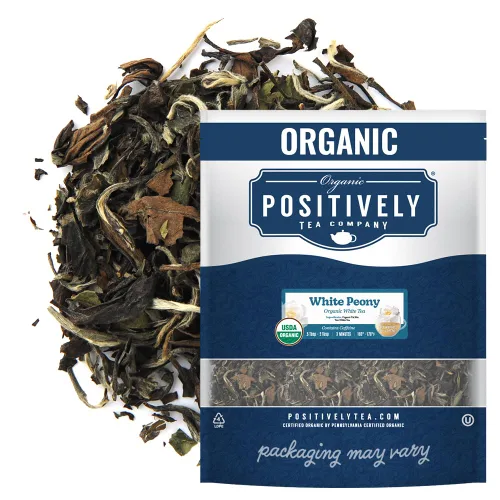 Vista 13 de Bolsas de hojas sueltas para té. Orgánicas por USDA. Positively Tea LLC.