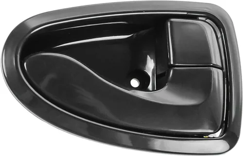 Vista 72 de TRQ Manija de puerta interior delantera izquierda cromada y negra para el lado del conductor compatible con Ford F-150 2012-2014